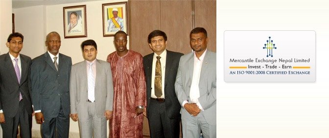 CEO of MEX Nepal with Representatives of Embassy of the Rep. of Mali in India